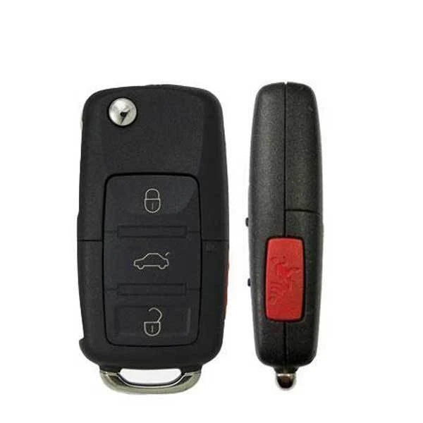 2002-2006 Volkswagen / 4-Button Flip-Key / 1J0959753AM (AFTERMARKET)