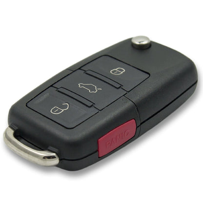 2002-2006 Volkswagen / 4-Button Flip-Key / 1J0959753AM (AFTERMARKET)