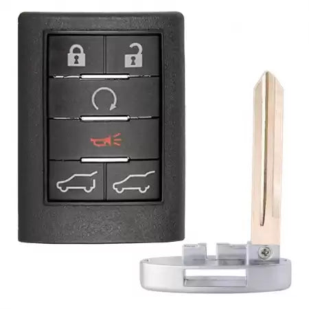 FCC OUC6000223/OUC6000066 remote control key fob 6 button 315mhz for Cadillac Escalade 2008 -2014