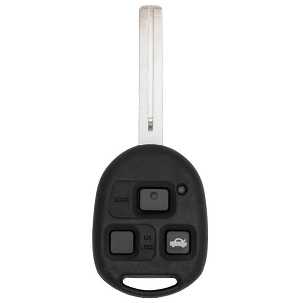 1998-2005 Lexus / 3-Button Remote Head Key / HYQ1512V / 4C Chip / Long Blade (AFTERMARKET)