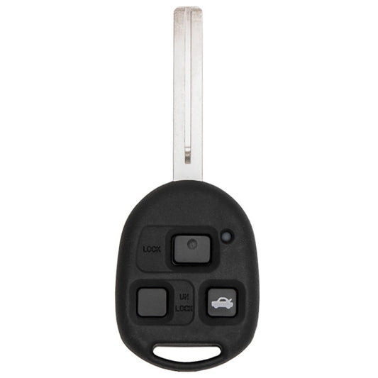 1998-2005 Lexus / 3-Button Remote Head Key / HYQ1512V / 4C Chip / Long Blade (AFTERMARKET)