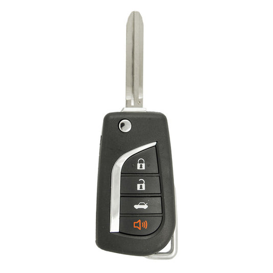 2006 - 2012 Toyota / 4-Button Flip Key NEW STYLE / HYQ12BBY (67 Chip) (AFTERMARKET)